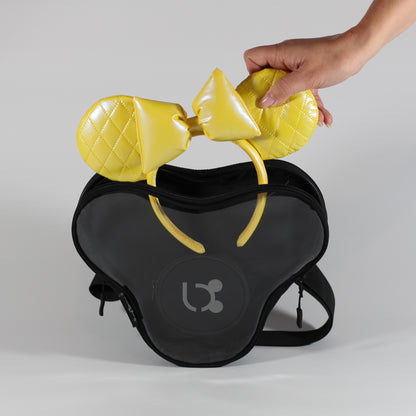 Magically Clear Cross Body Bag- Mouse Black